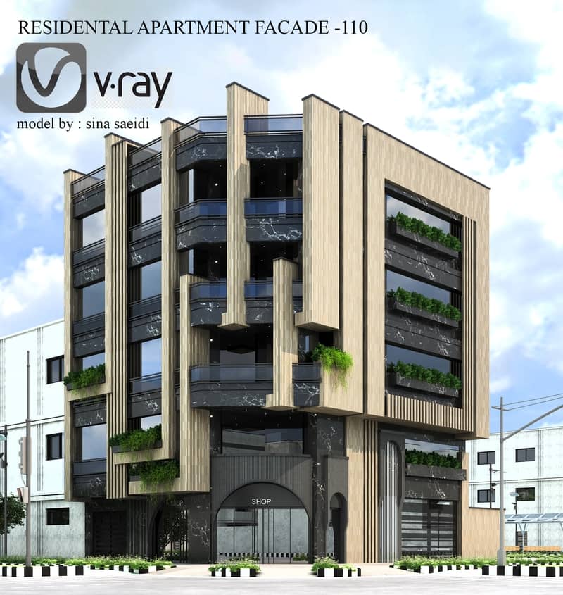 residental apartment-facade-110