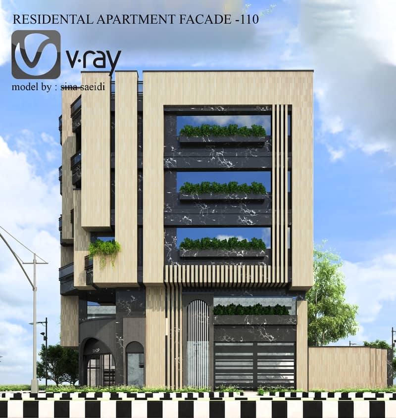 residental apartment-facade-110