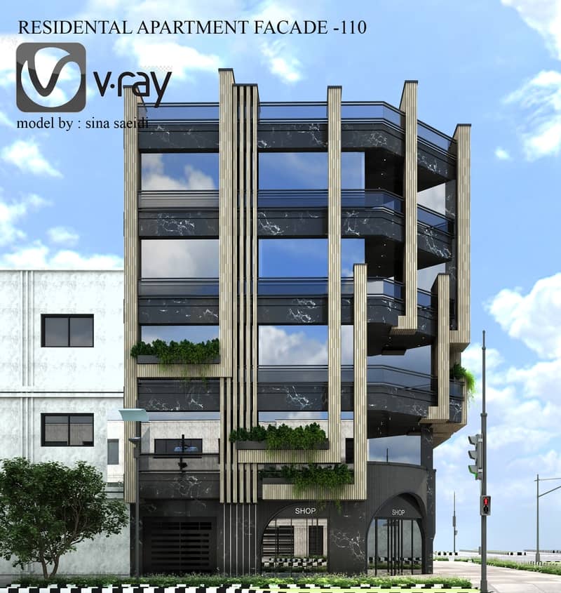 residental apartment-facade-110