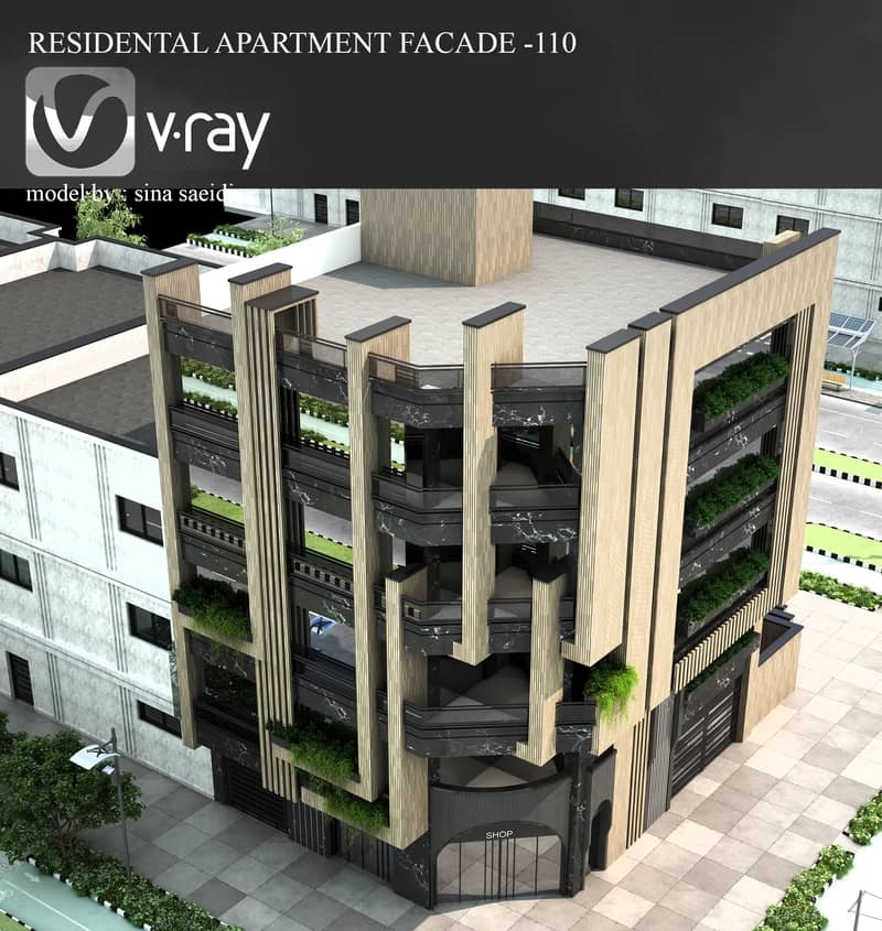 residental apartment-facade-110