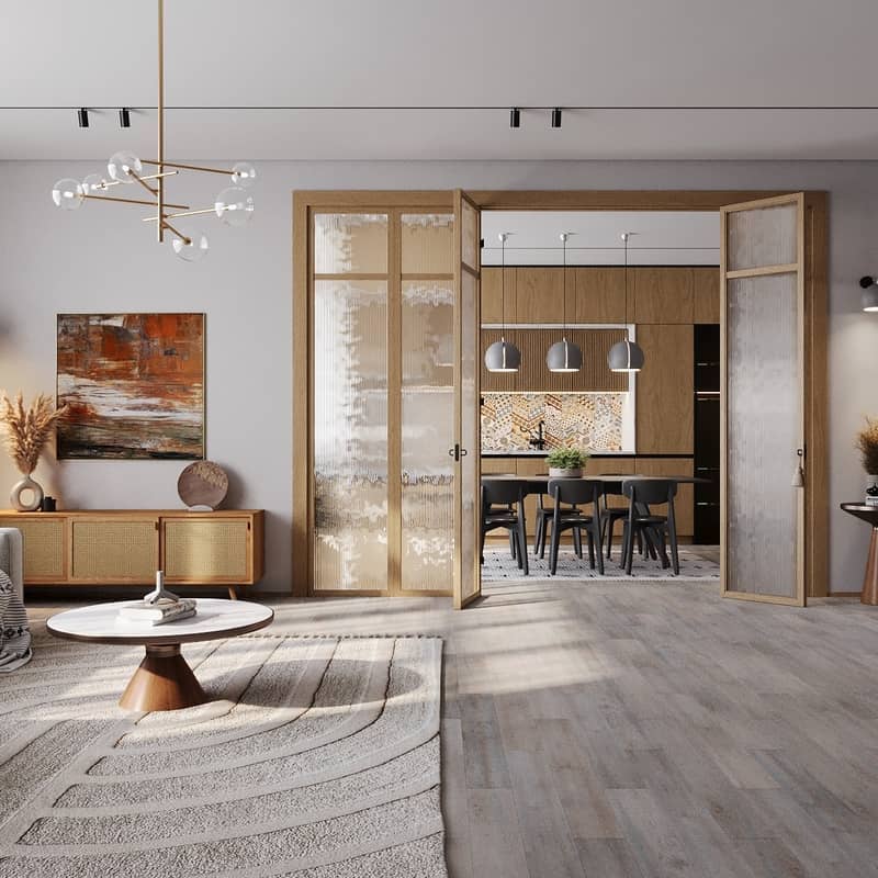 living room & Kitchen