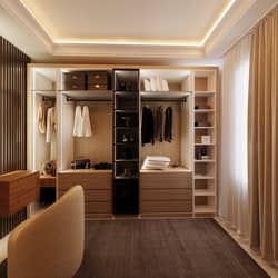 Modern bedroom اتاق خواب کلوزت روم