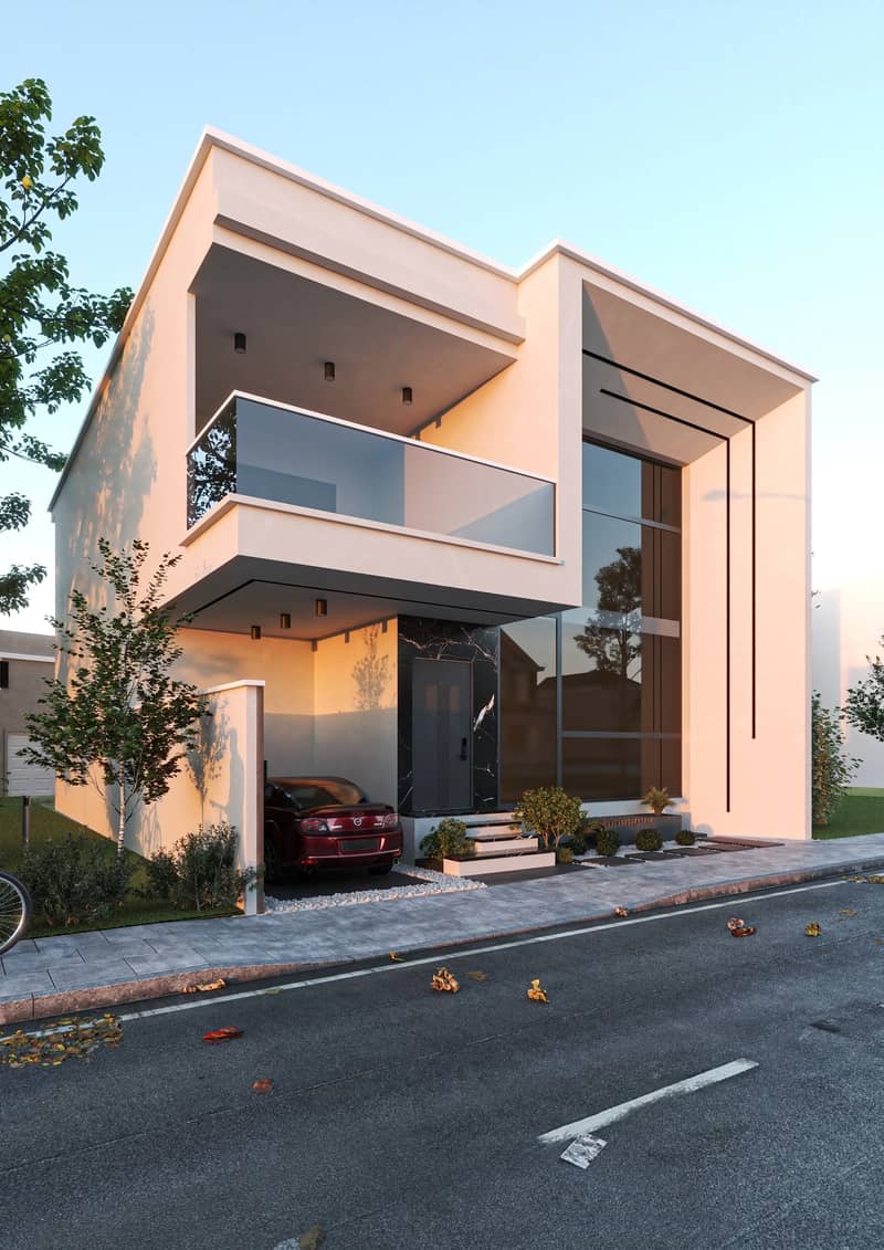 modern villa_Exterior