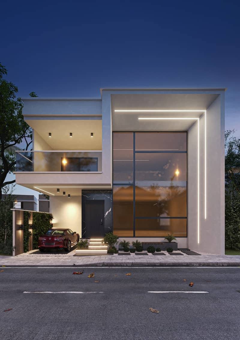 modern villa_Exterior